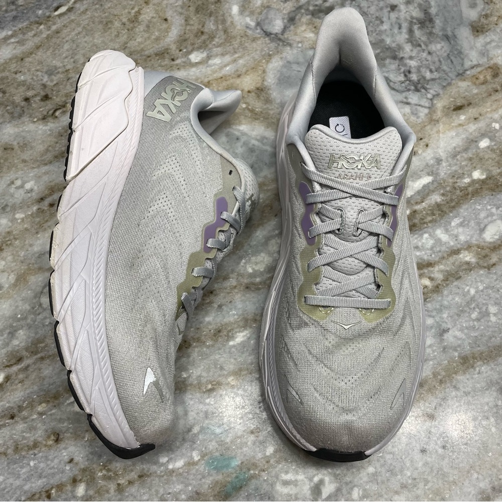 Hoka One One Arahi 6 Harbor Mist Grey 1123195 HMSL Women’s 11D Wide